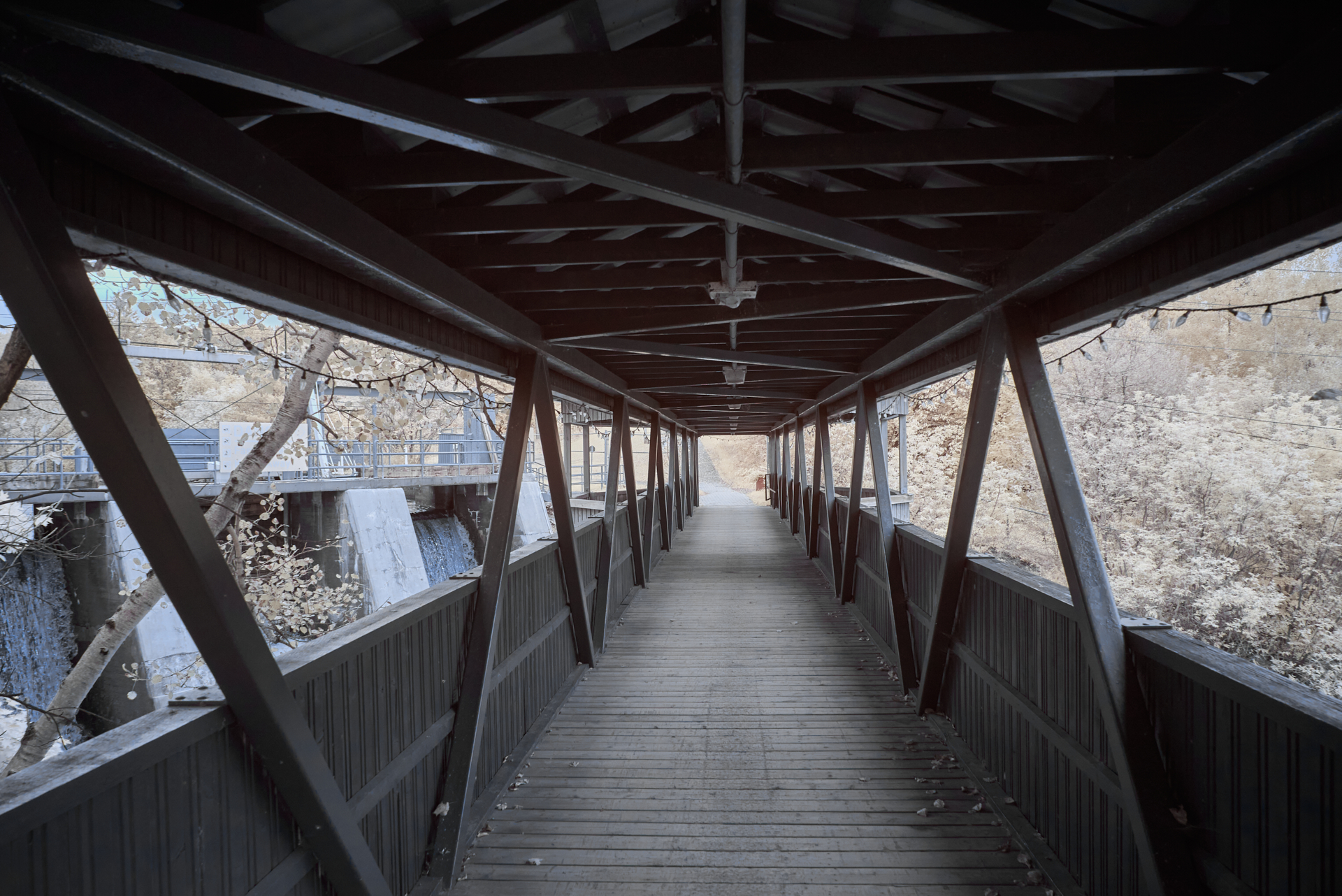 Covered bridge in Burk's Falls